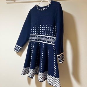 Girl’s size 6 knit winter dress